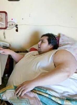 Мануэль Гарза самый толстый человек мира фото