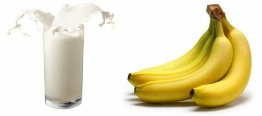 Молоко и бананы